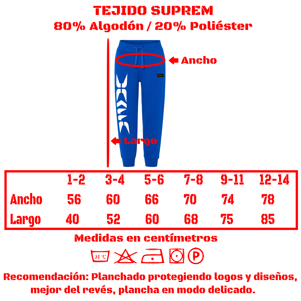 TALLAS-PAN-NINOS-UNISEX